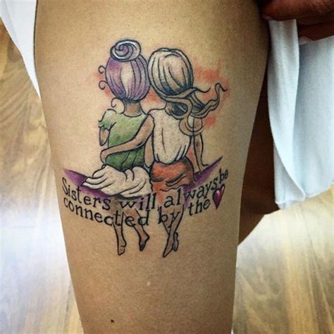 tattoo für die schwester|125 Tätowierungen, um die Liebe zwischen Geschwistern zu zeigen.